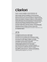Clarion Z3 User manual