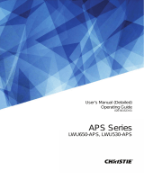 Christie Christie LWU650-APS User manual