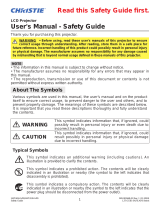 Christie LWU530-APS User manual