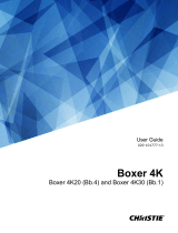 Christie Boxer 4K30 User manual