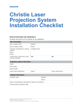 Christie D13WU2-HS Installation Information