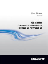 Christie Christie DHD635-GS User manual
