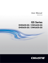 Christie DWU630-GS User manual