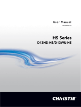 Christie Christie D13HD2-HS User manual