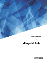 Christie Mirage WU12K-M User manual