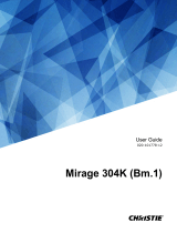 Christie Mirage 304K User manual