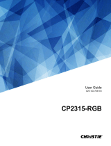 Christie CP2315-RGB User manual