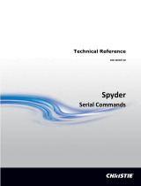 Christie Spyder X80 Technical Reference