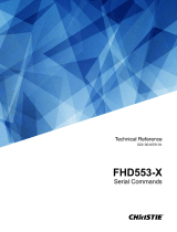 Christie FHD553-X User manual