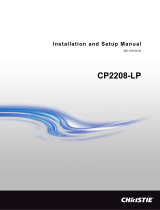 Christie CP2208-LP Installation Information