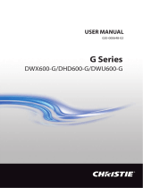 Christie DWU600-G User manual