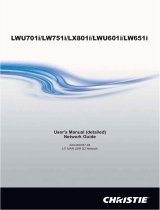 Christie LW651i-D User manual