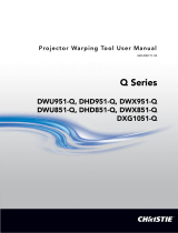 Christie DWU851-Q User manual