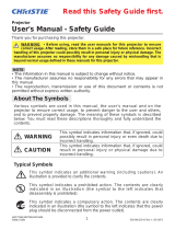 Christie LHD720i-D User manual