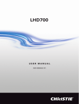 Christie LHD700 User manual