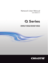 Christie DWU1052-Q User manual