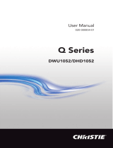 Christie DWU1052-Q User manual