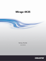 Christie Mirage 4K35 User manual