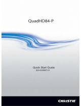 Christie QuadHD84-P User manual