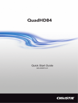 Christie QuadHD84 User manual