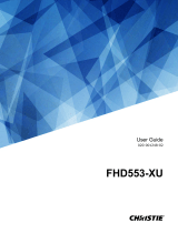 Christie FHD553-XU User manual