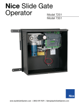 Nice Apollo 72001K-DUAL Dual Commercial Slide Gate Operator Installation guide