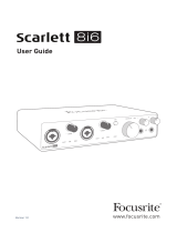 Focusrite Scarlett 8i6 3rd Gen User guide