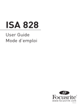 Focusrite Pro Stereo Amplifier ISA 828 User manual