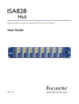 Focusrite Pro ISA 828 MkII User manual