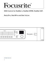 Focusrite Pro RedNet MP8R User manual