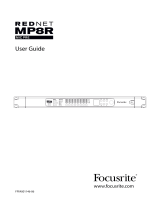Focusrite Pro RedNet MP8R User guide