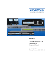 Meinberg LANTIME M900/PTP User manual