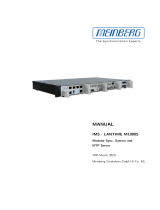 Meinberg IMS LANTIME M1000S User manual