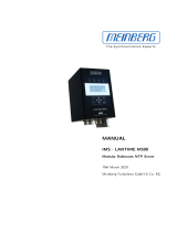 Meinberg IMS LANTIME M500 User manual