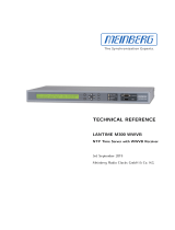 Meinberg LANTIME M300 User manual