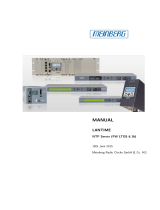 Meinberg LANTIME M600/MRS/PTP User manual