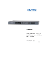 Meinberg LANTIME M600/MRS/PTP User manual