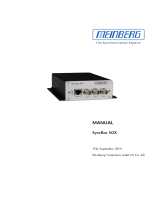 Meinberg SyncBox/N2X User manual