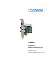 Meinberg GPS180PEX User manual