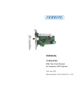 Meinberg TCR511PEX User manual