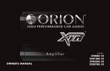 Orion XTR2200.1D Owner's manual
