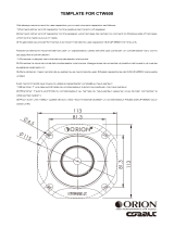 Orion Cobalt CTW600 Owner's manual