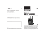 Draper Suitcase Style Oil-Free Air Compressor, 6L, 1.2kW Operating instructions
