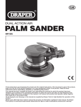 Draper Dual Action Air Sander, 150mm Operating instructions