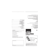 Draper 0-200mm/0-9" Digital Vernier Caliper Operating instructions