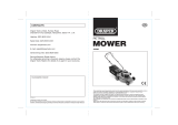 Draper 400mm Petrol Mower Operating instructions