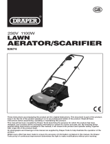Draper 320mm 2 in 1 Lawn Aerator/Scarifier Operating instructions