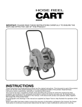 Draper Garden Hose Reel Cart Operating instructions