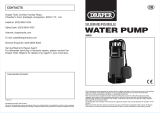 Draper 110V Submersible Dirty Water Pump Operating instructions