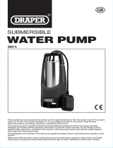 Draper Submersible Dirty Water Pump Operating instructions
